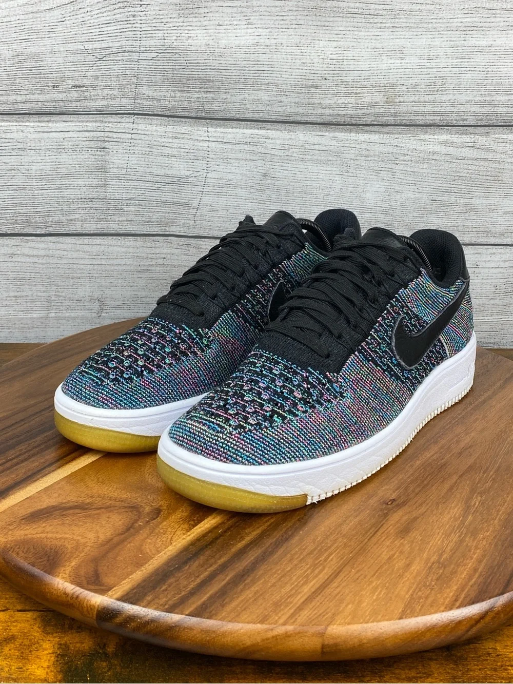Nike Air Force 1 Ultra Flyknit Low Blue Lagoon Multi-Color Shoe Men’s Size 10